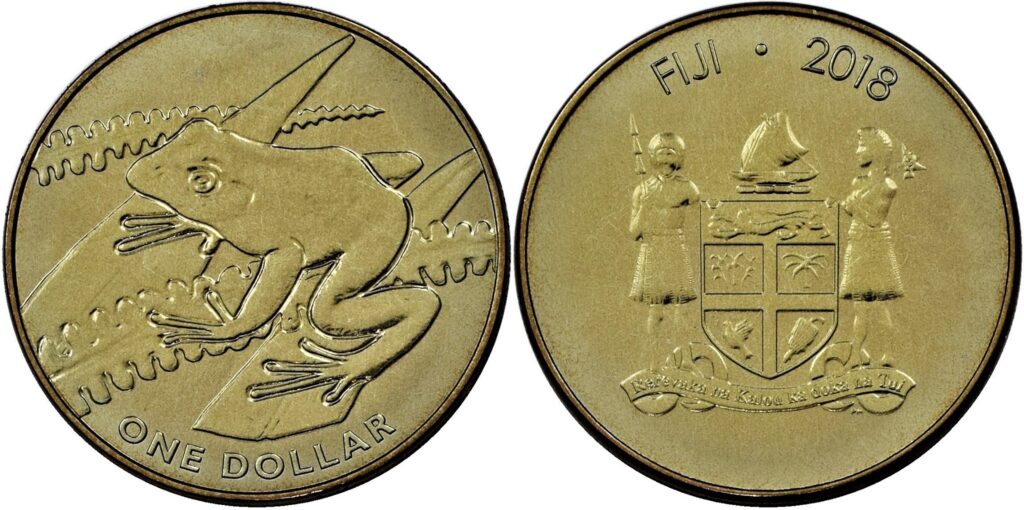 Fiji 2018PM 1 Dollar 'Tree Frog UNC70 - Image 2